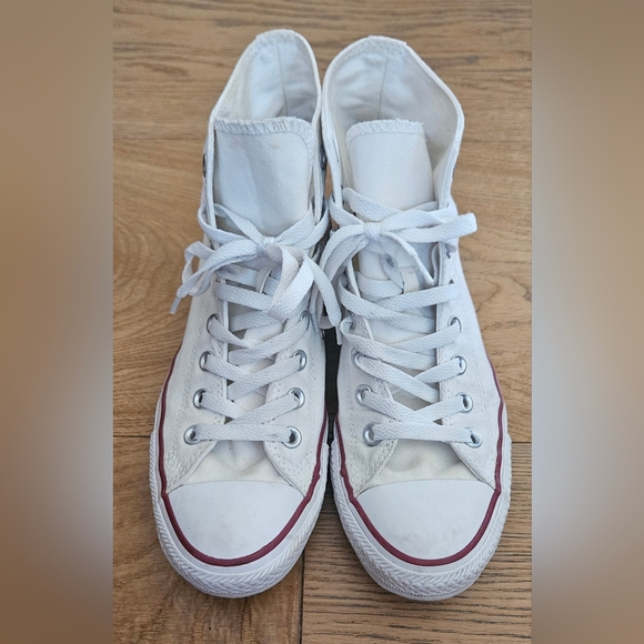 Converse All Star Chuck Taylor White High-Top Sneakers-UNISEX Wo's 9.5/Men's 7.5 - Picture 11 of 16